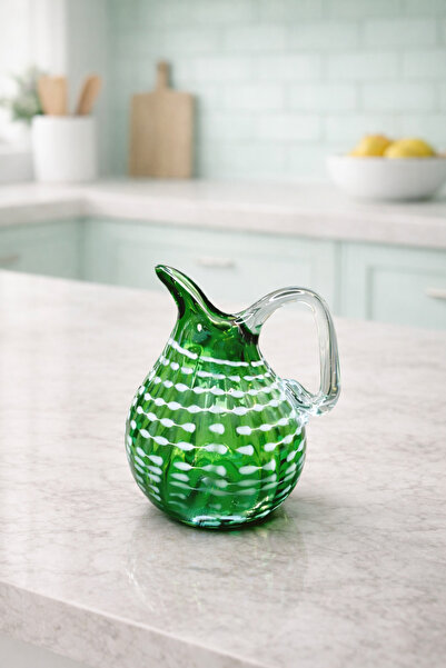 DİVA HOME&ACCESSORİES Arvin Cam Mini Sürahi (Murano Cam)