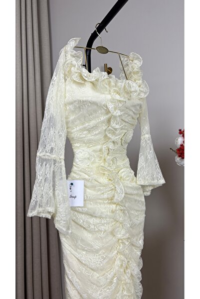 MYGROUP soft cream dress