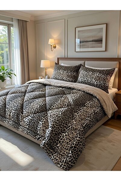 VENTİ VENTİSCA Puffy Welsoft Бавовняна двостороння двоспальна ковдра з візеру...