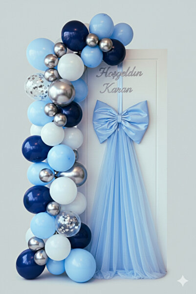 Mutlu Başlangıçlar Hastane Odası Kapı Süsleme Fiyongu Bebek Odası Kapı Süsü