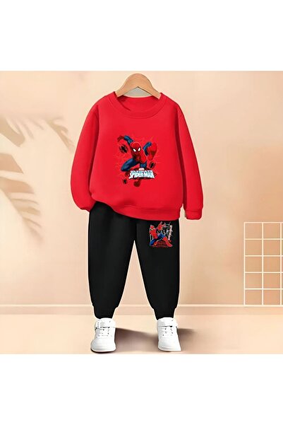 SVART WEAR Printed Hooded Combination Top and Bottom Tracksuit Set