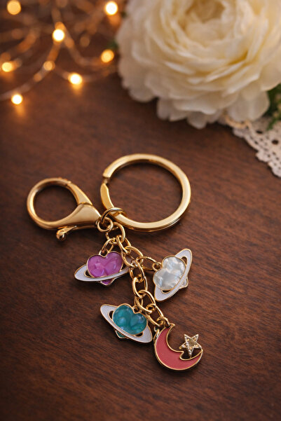 TChic Planet Figured Charm Keychain