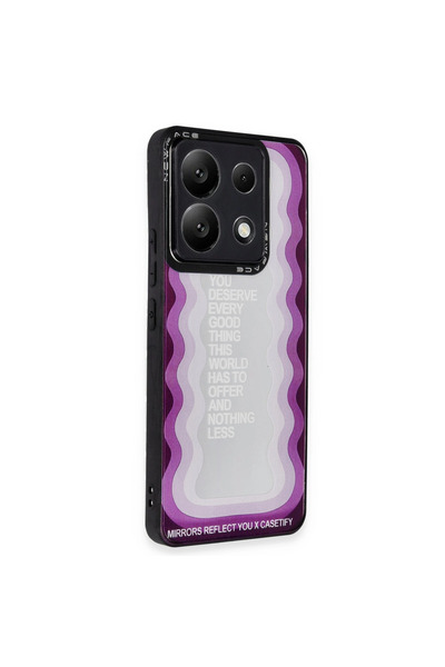 eco port Redmi Note 13 Pro 5g Case Mirror Patterned Cover - Mirror - 5