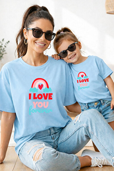 genosha Mother Daughter 100% Cotton T-Shirt Mama Mini Mother Daughter Single ...
