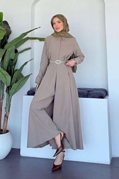 Şulemoda Giyim Selene Jumpsuit Mink