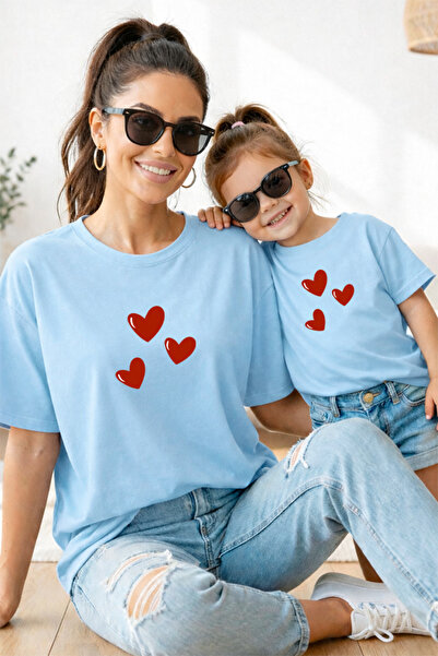 genosha Mother Daughter 100% Cotton T-Shirt Mama Mini Mother Daughter Single ...