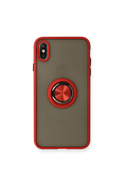 eco port iPhone X Case Montreal Ring Silicone Cover - Red