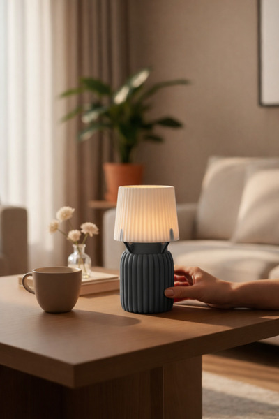 Puzimo LED Işıklı Dekoratif Abajur | Modern ve Şık Tasarım | Hediye Alternatifi