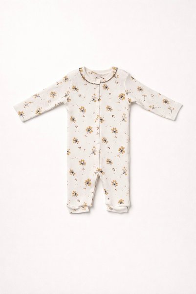 ASİLA Baby Girl Patterned 3-Piece Bodysuit Set