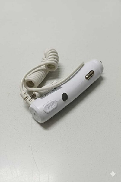 Hanedanev Araç Şarj Aleti Çakmaklık Oto Seyahat Şarj Aleti Micro Usb Spral Ka...