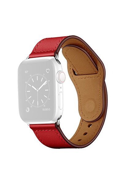 NeoHeaven WatchBand™ Pin&Tuck Buckle Leather Strap, Compatible with Apple Wat...
