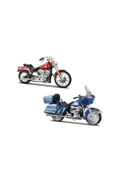 NECO TOYS ماي 37301 1 18 مجموعة هارلي ديفيدسون ثنائية المحركات