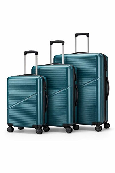 Flieger Hard Travel Luggage Set, Green