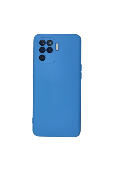 eco port Oppo reno 5 lite case nano inner velvet silicone - blue