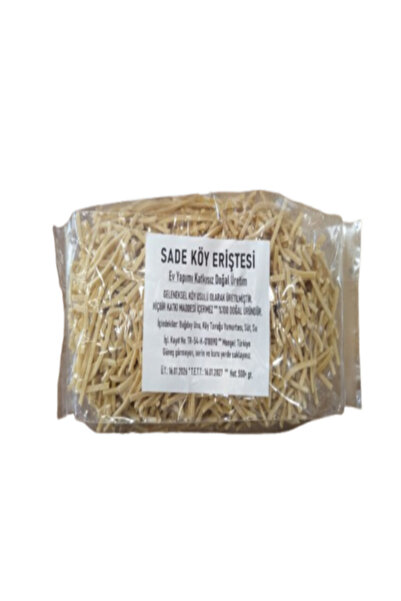 CCS GIDA Adapazarı Sade Köy Eriştesi 500Gr (Ev Yapımı Katkısız Doğal Üretim)