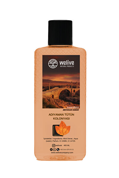 Welive ADIYAMAN TÜTÜN KOLONYASI 400 ML (CENDERE KÖPRÜSÜ) 80 DERECE
