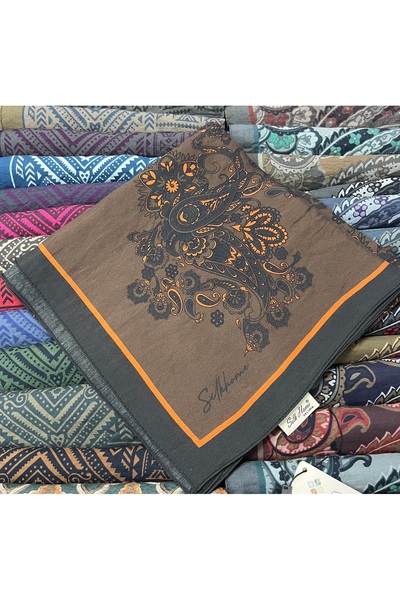 SİLKHOMEE وشاح من القطن الفيسكوز فيلورا