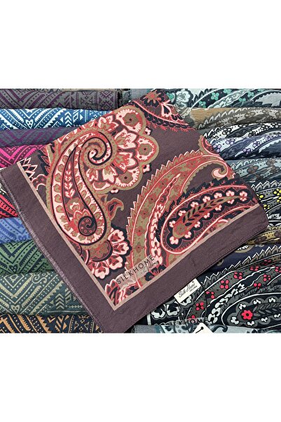 SİLKHOMEE وشاح من القطن الفيسكوز فيلورا