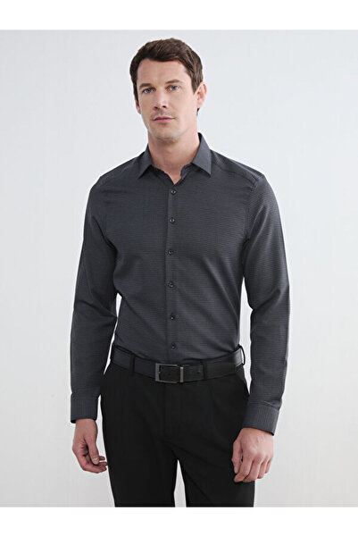 LC Waikiki Slim Fit Patterned Dobby Men's Shirt