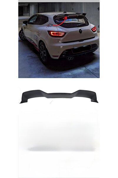 bosh Renault Clio 4 (2012-2019) Rs Spoiler (PLASTİK) Boyasız Clio 4 Rs Tavan-...