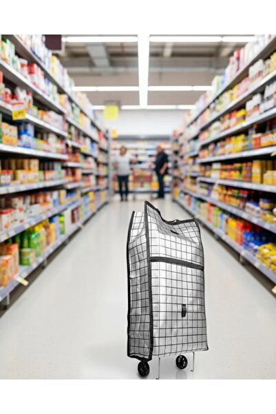 Epilons Просторна пазарска чанта на колелца, издръжлива и ергономична