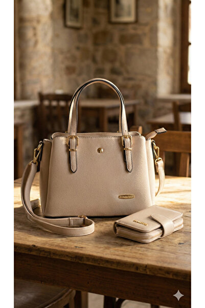 Sanmorris 2'Lİ SET Çok Gözlü OMUZ VE KOL ÇANTASI AYARLANABİLİR UZUN ASKILI ÇA...