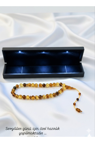 Sarıbel Kehribar "Usta İşi 10-12mm Enerji Mıknatısı, Tamamı Orijinal Eşsiz Ke...