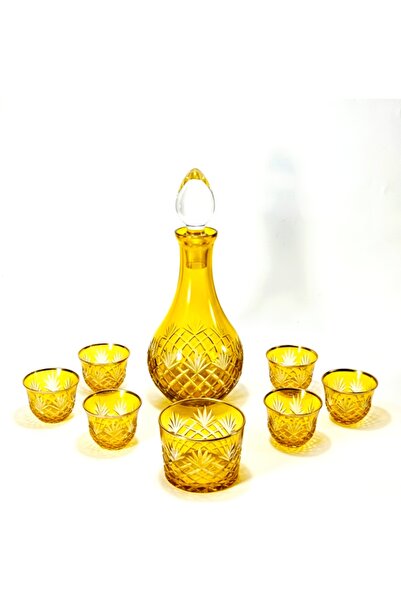 Kristal Market Zemzem Mıra Set Cut Crystal Handcrafted Tassel Pattern