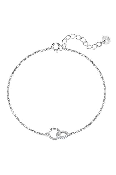 Glanzstücke München Silberarmband Armband Sterling Silber Zirkonia weiß