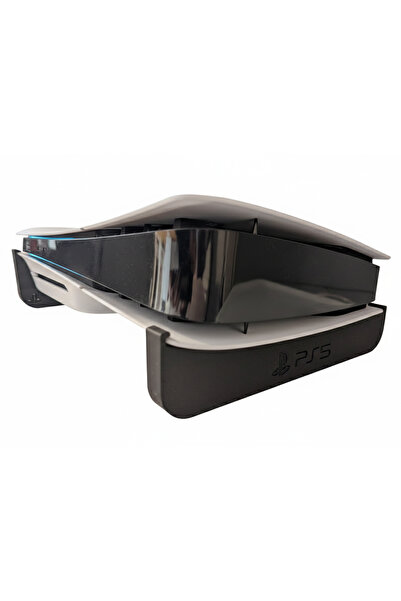 OEM PS5 Slim Disk Sürücülü Yatay Stand – Logolu Masaüstü Konsol Altlığı