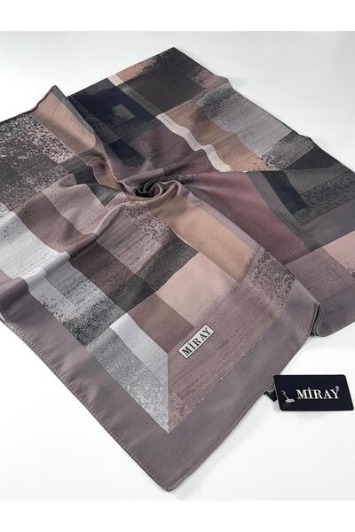 MİRAY Nevada Large Size Organic Cotton Scarf - 120 X 120 - 06246 06