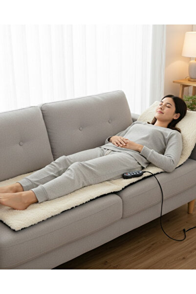 Lisinya Full Body Masaj Minderi Isı ve Titreşim Destekli -