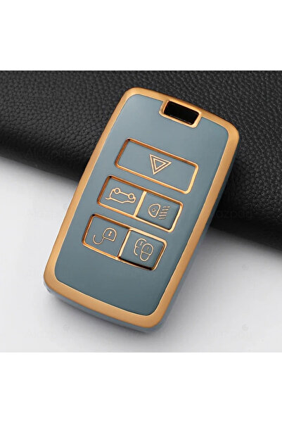 Alazpay Za LAND ROVER Range Rover Evoque Discovery Sport JAGUAR Gold Edge TPU...