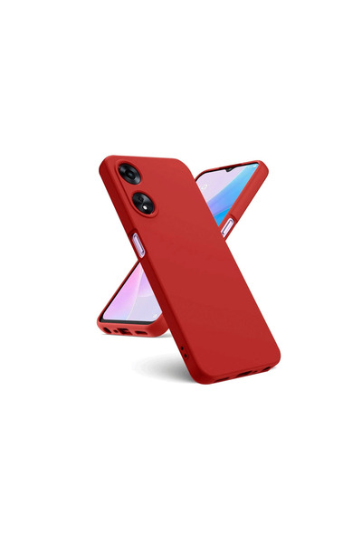 eco port Oppo A38 Case First Silicone - Red