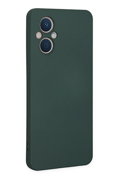 Epilons حافظة رينو 7 لايت من السيليكون المخملي الداخلي - أخضر داكن