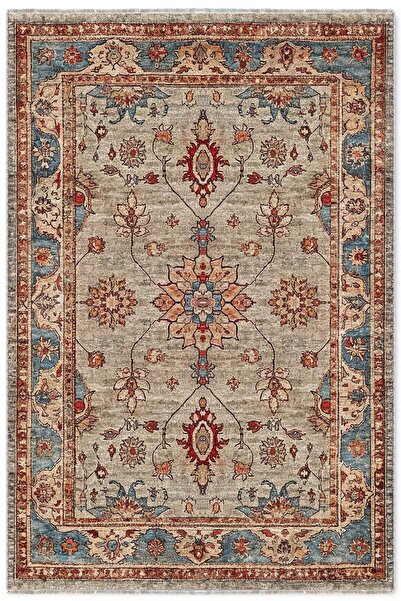 Pastel Home Tasarım Sultani Bej Şönil Halı Kilim Yolluk Kaymaz Yıkanabilir Sa...
