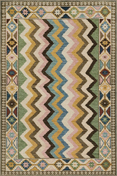 Rugs Modern Halı Cross Geometric Pattern Decorative and Woven Base Washable C...