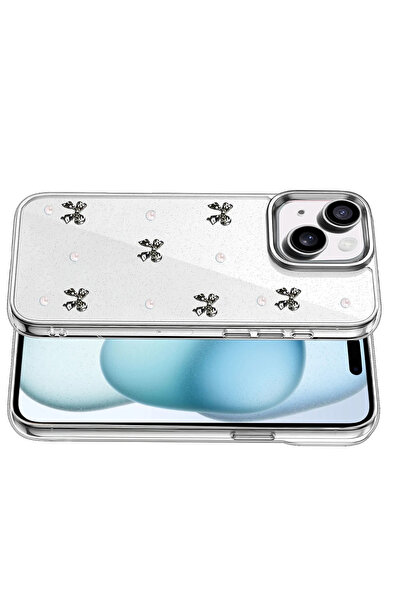 Epilons غطاء آيفون 15 بنمط الفيونكة - نمط 8