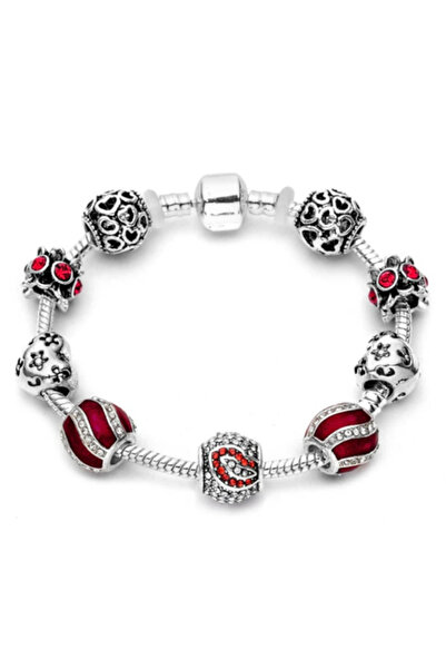 tga Brățară roșie cu 9 pandantive