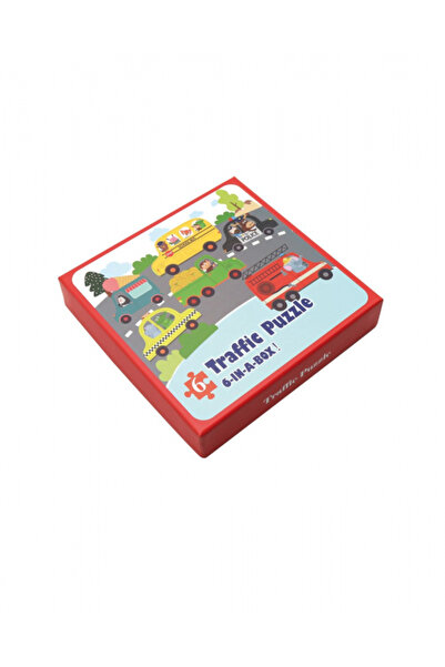 ANDREU TOYS Set 6 puzzles 36 pieces, Traffic