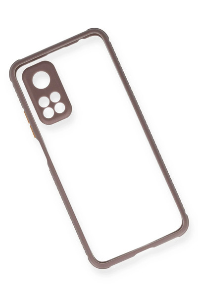 Epilons حافظة Mi 10T ميامي شفافة من السيليكون - باللون الأرجواني