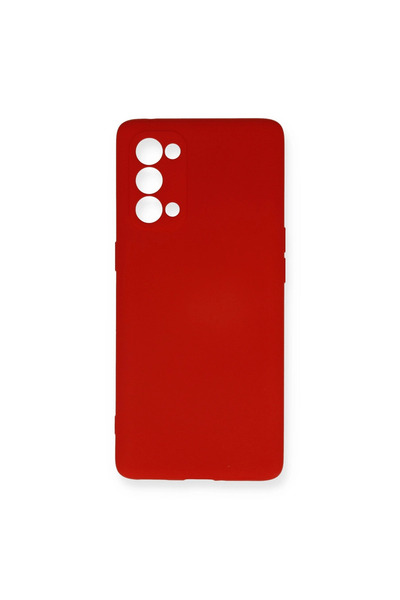 eco port Oppo reno 5 pro case nano inner velvet silicone - red