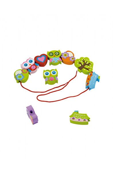 ANDREU TOYS Lacing Shapes, Owl