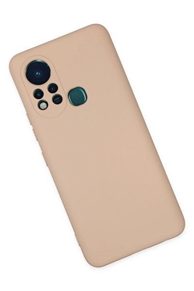 Epilons حافظة إنفينيكس 11S نانو إني مخمل سيليكون - بودرة