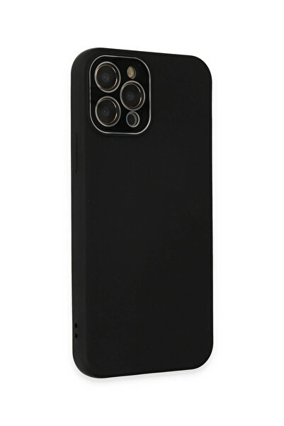 Najmaddin غطاء زجاجي لانسفورس نيو فايس لهاتف آيفون 12 برو - أسود