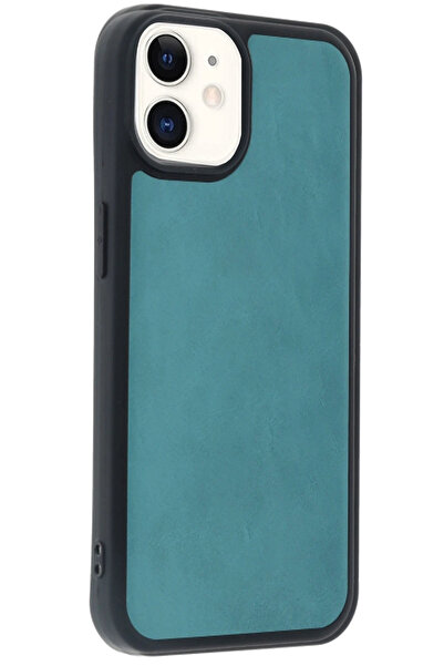 Najmaddin غطاء جلد أراس لـ Newface iPhone 11 - أخضر فاتح