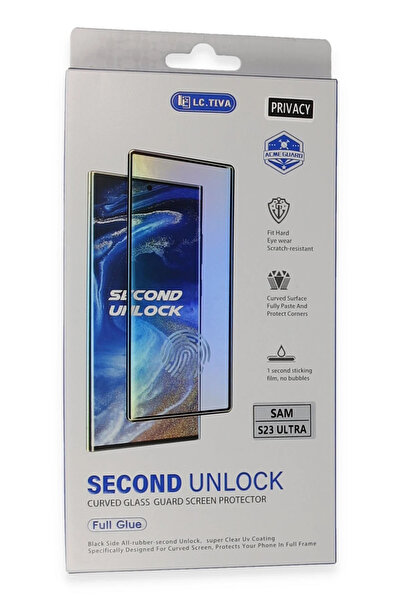 Najmaddin Newface Samsung Galaxy S23 زجاج شبح منحني كامل اللصق فائق المتانة