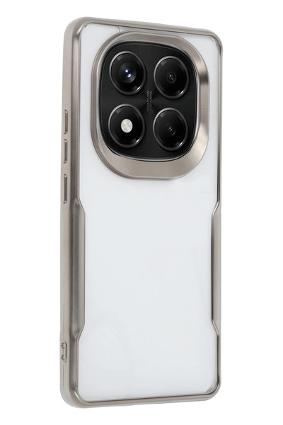 Epilons غطاء حماية سيليكون لهاتف ريدمي نوت 14 - رمادي تيتاني