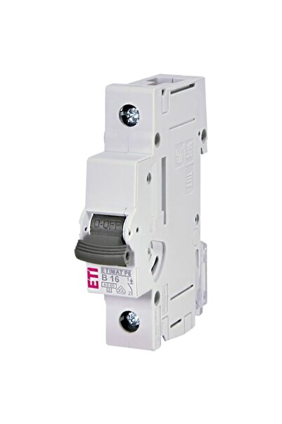 Eti Automatic Circuit Breaker 1P 16A Curve B 6kA