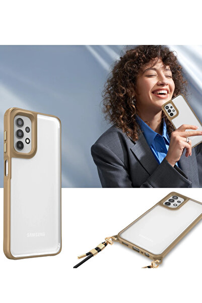 Epilons حافظة سيليكون بنتا لهاتف Galaxy A52 - تيتانيوم الصحراء